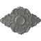 Ekena Millwork Piedmont Ceiling Medallion, Hand-Painted Silver, 37"W x 26"H x 1 3/8"P CM37X26PESLS - alternate 1